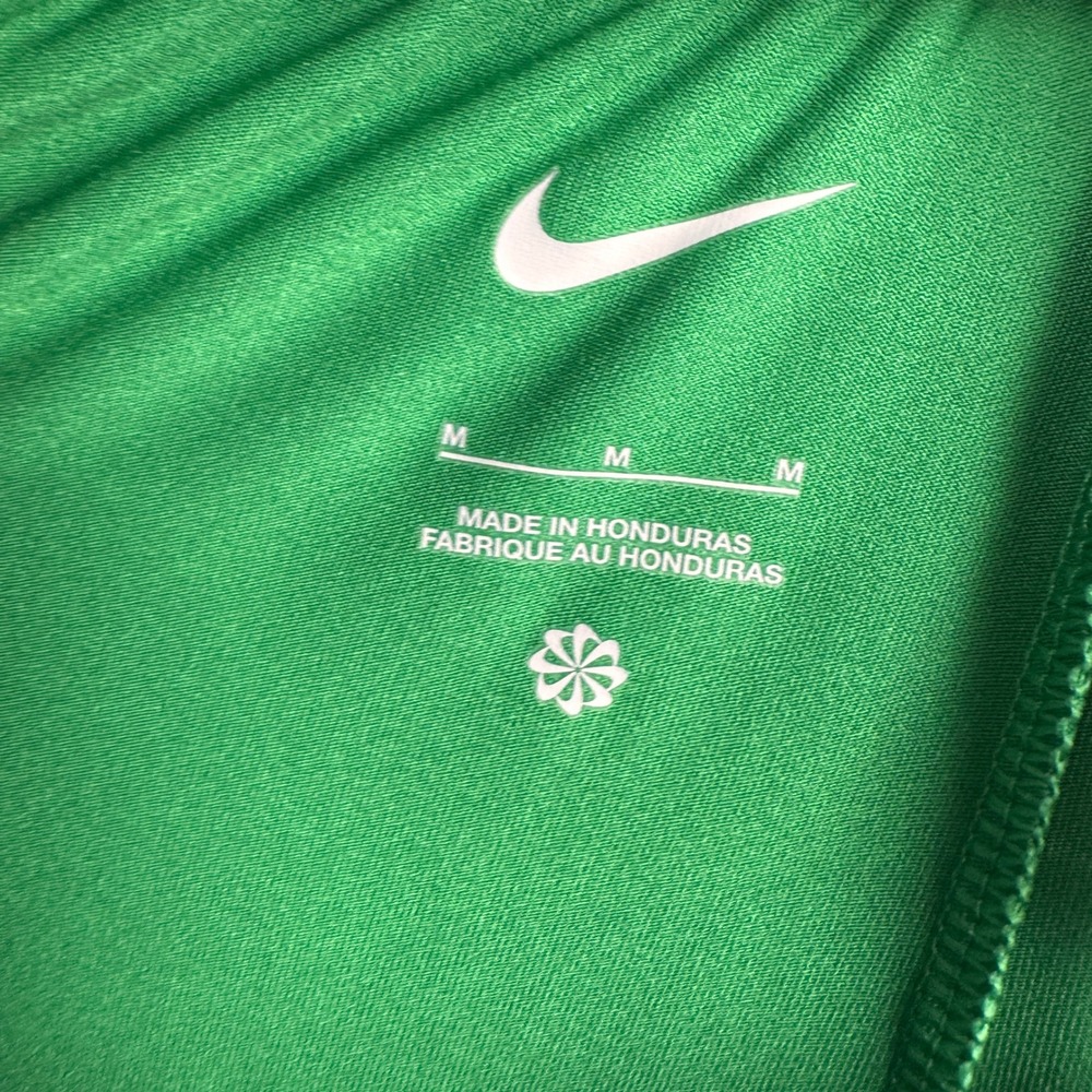 Nike Compression Tights Mens Medium Green NSU Norfolk State Ankle Zip Leggings - Picture 3 of 9
